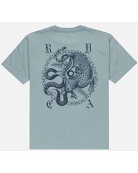 RVCA - Benj Battle T-Shirt - Lyst