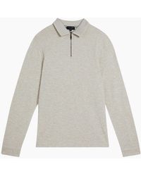 Ted Baker - Karpol Regular Soft Touch Natural Polo Shirt - Lyst