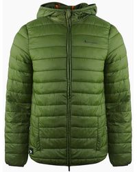 Aquascutum - London Logo Army Active Hoodie Jacket - Lyst