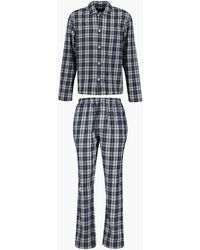 GANT - Plaid Check Flannel Pyjamas Gift Set, Evening - Lyst