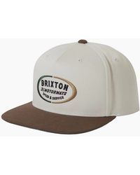 Brixton - Rhett Snapback Baseball Cap - Lyst
