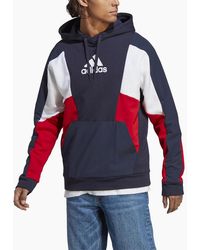 adidas - Ess Colour Block Hoodie - Lyst