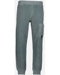 C.P. Company - Brushed Fleece Lens Sweatpants - Lyst