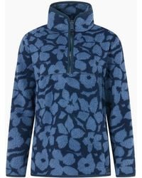 Regatta - Ladies Frankie Shadow Flower Borg Half Zip Fleece Jacket - Lyst