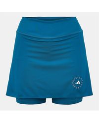 adidas - Asmc Solid Patterned Regular Fit Mini Skort - Lyst