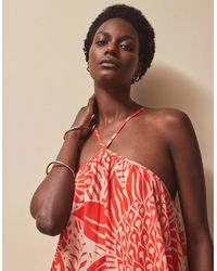 Ro&zo - Petite Floral Halterneck Dress - Lyst