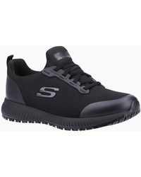 Skechers - Workwear Squad Sr Wide Textile Safety Trainers - Lyst