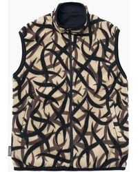 Gramicci - Reversible Fleece Vest - Lyst