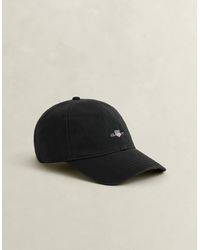 GANT - Shield Logo Cotton Twill Cap - Lyst