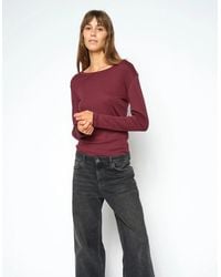 Mos Mosh - Mali O Neck Long Sleeve Tee - Lyst