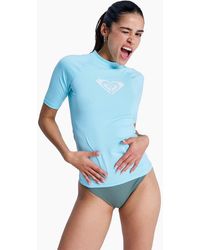 Roxy - Whole Hearted Upf 50 Short Sleeve Rash Vest - Lyst