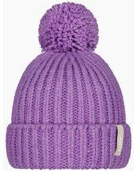 Barts - Joansy Curffed Pom Pom Bobble Hat - Lyst
