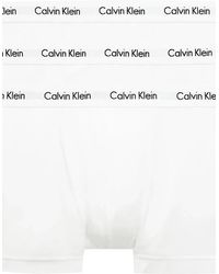 Calvin Klein - 3 Pack Cotton Stretch Trunks - Lyst