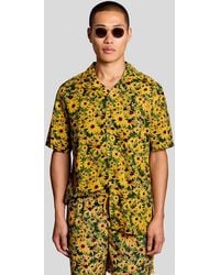 Lyle & Scott - Floral Graphic Resort Shirt - Lyst