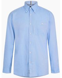 BOSS - Oxford Button Down Collar Long Sleeve Shirt - Lyst