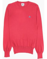 Vivienne Westwood - Orb Logo Crewneck Knitted Sweatshirt - Lyst