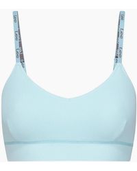 Lee Jeans - Alvina Cropped V-Neck Bra Top - Lyst