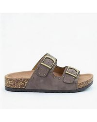 Heavenly Feet - Polly Mules Sandals Bark - Lyst
