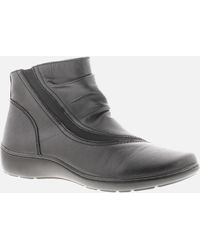 Clarks - Ankle Boots Cora Derby Leather Zip Uk Size - Lyst