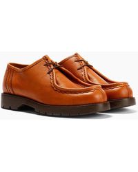Kleman - Padror G Vgt Leather Cognac Lace-Up Shoes - Lyst