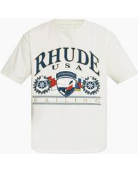 Rhude - Usa Sailing Icon T-Shirt - Lyst