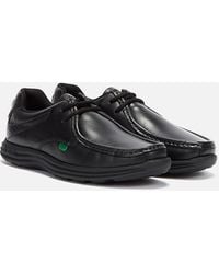 Kickers - Reasan Lace Leather Shoes - Lyst