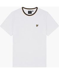 Lyle & Scott - Lyle & Scott Tipped Track T-Shirt - Lyst