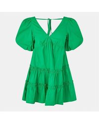 Nobody's Child - Lennie V-Neck Mini Tiered Dress - Lyst