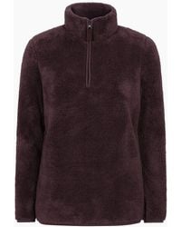 Mountain Warehouse - Ladies Teddy Fleece Quarter Zip Fleece Top - Lyst