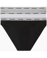 Calvin Klein - 3-Pack Modern Logo Bikini Briefs - Lyst