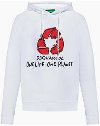DSquared² - One Life One Planet Hoodie - Lyst
