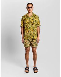 Lyle & Scott - Floral Swim Shorts - Lyst