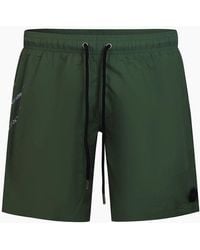 Philipp Plein - Plein Sport Scratch Logo Long Swim Shorts - Lyst