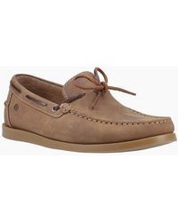 Cotswold - Slad Leather Tan Boat Shoes - Lyst