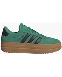 adidas - Vl Court Bold Canvas Low Top Sneakers - Lyst