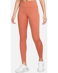 Nike - Epic Luxe Peach Leggings - Lyst