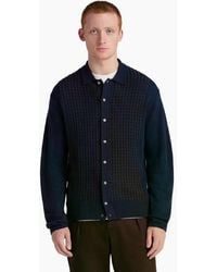 Remus Uomo - Patterened Polo Cardigan 78 - Lyst