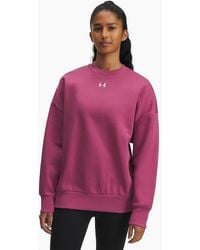 Under Armour - Armour Rival Fleece Os Crew Sweatshirt - Lyst