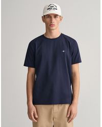 GANT - Regular Fit Short Sleeve Shield Logo T-Shirt Nos - Lyst