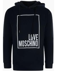 Love Moschino - Hoodie Box Logo - Lyst