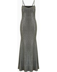 Mela London - Strappy V-Neck Maxi Bodycon Dress - Lyst