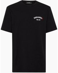 DSquared² - Regular Fit Rubber Logo T-Shirt - Lyst