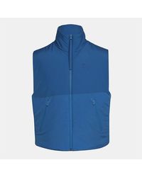 Lacoste - Solid Patterned Zipped Pocket Waist Coat - Lyst