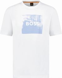 BOSS - Regular Fit Graphic Print T-Shirt - Lyst