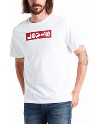 Levi's - Levi's T-Shirt Brand Patch Logo Summer Cotton Tops Levi Tee - Lyst