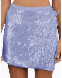 Oceanus - Sienna Luxe Sequin Embroidery Sarong - Lyst