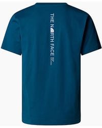 The North Face - Vertical Logo T-Shirts Crew Neck Short Sleeve Soft Cotton Tee - Lyst