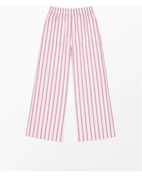 Ro&zo - Stripe Cotton Blend Trousers - Lyst