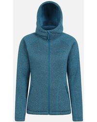 Mountain Warehouse - Ladies Nevis Faux Fur Lined Full Zip Hoodie - Lyst