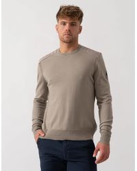 Belstaff - Kerrigan Merino Wool Crew Neck Jumper - Lyst